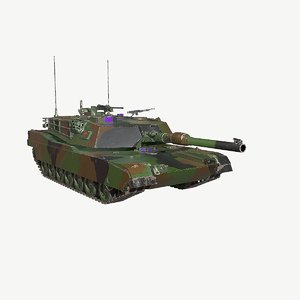 m1a1 tank australian 3D model