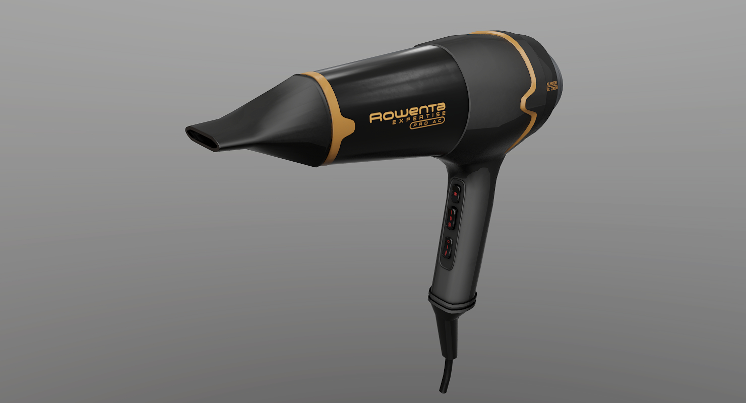Hairdryer Hair Dryer Model Turbosquid 1304177