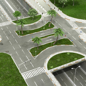 intersection road object model