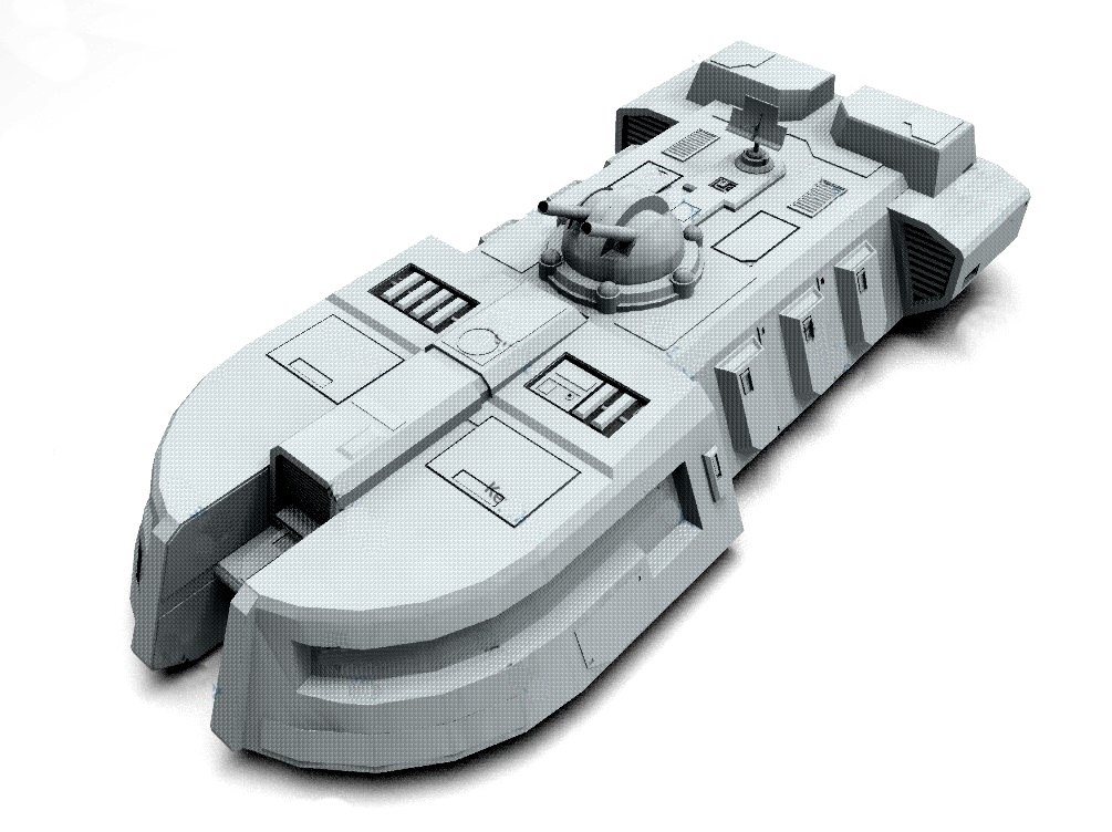 imperial troop transport ship