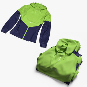 3D set female sport jacket