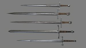 3D sword model