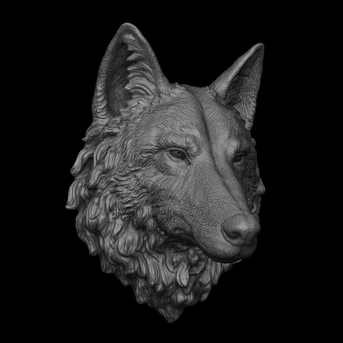 凶猛的狼的头 — 图库矢量图像© Andrey_Makurin #163957618