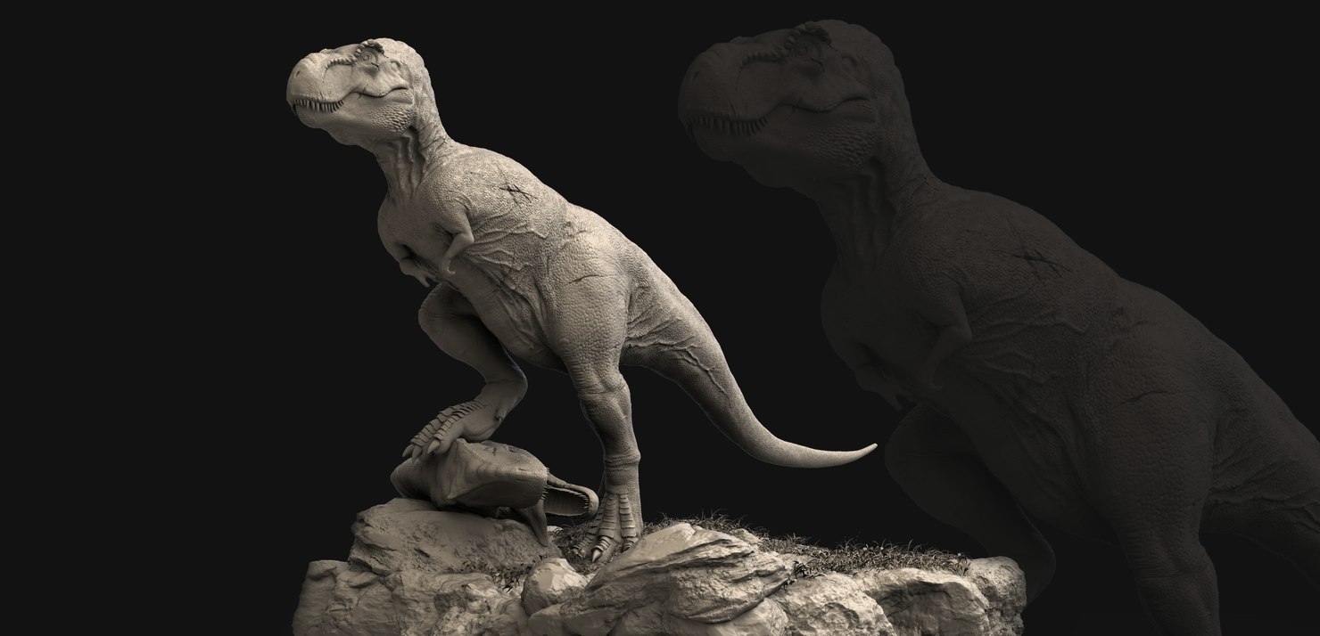 3d tyrannosaurus