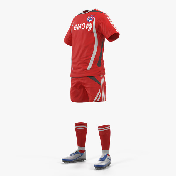 soccer uniform 3D model