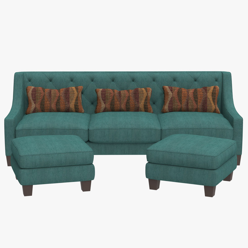 Realistic miracle sofa ottomans 3D model TurboSquid 1305031