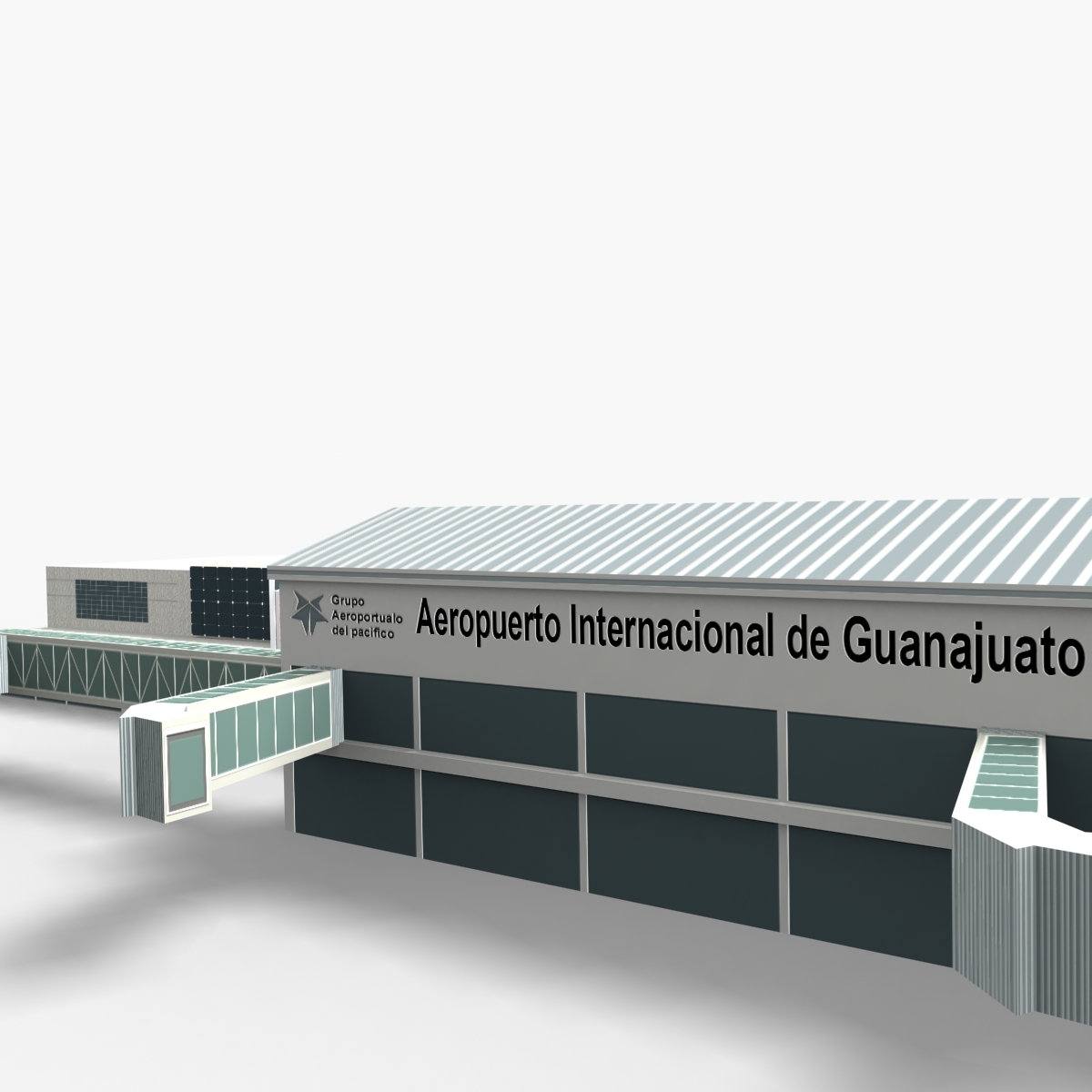 3D del bajio international airport TurboSquid 1305116