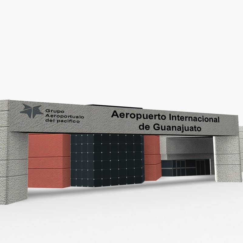 3D del bajio international airport TurboSquid 1305116