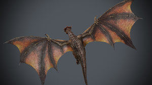 dragon animation 3D model