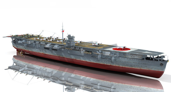 3D japanese aircraft carrier soryu model - TurboSquid 1305537