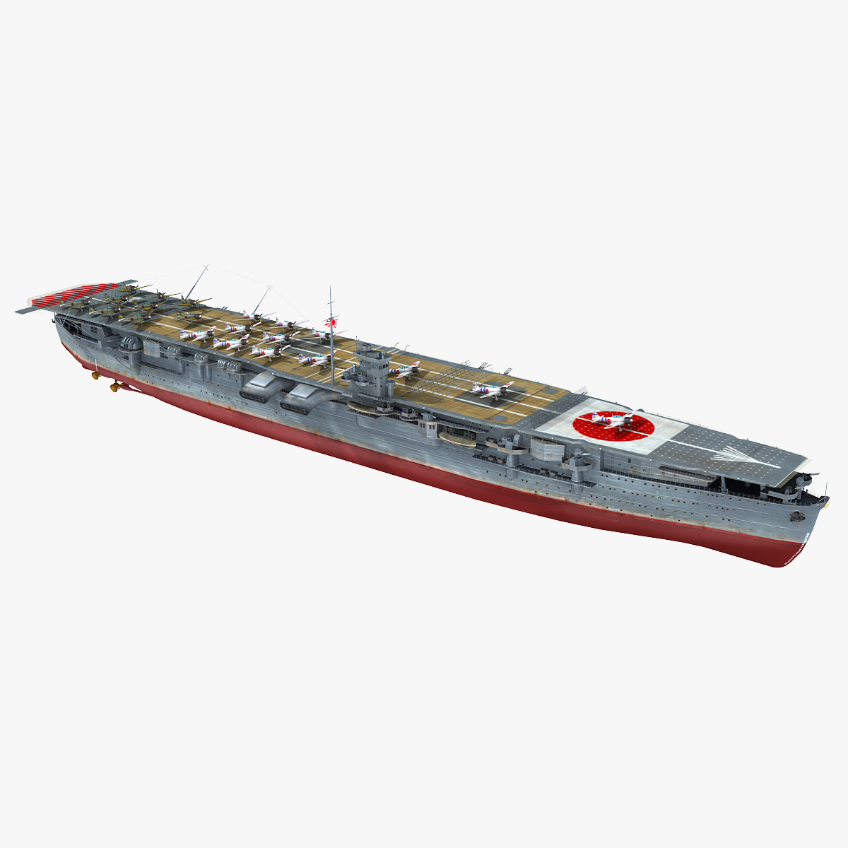 3D japanese aircraft carrier soryu model - TurboSquid 1305537