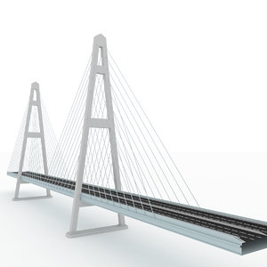 3D model bridge russian