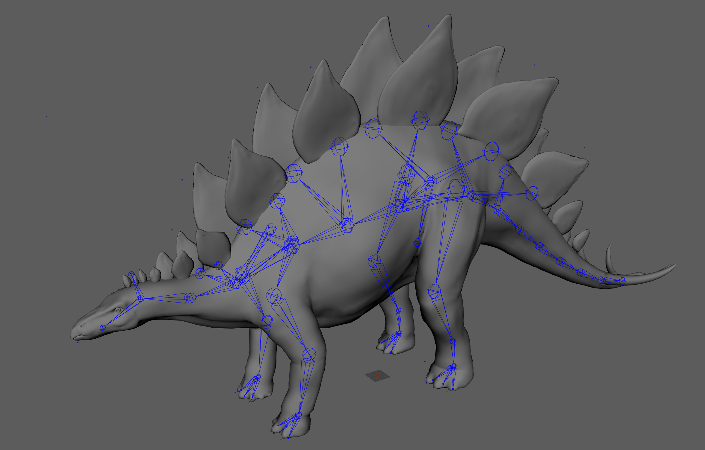 animated stegosaurus