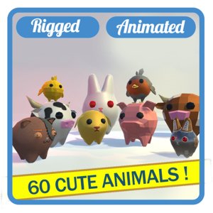 36 animals 3D