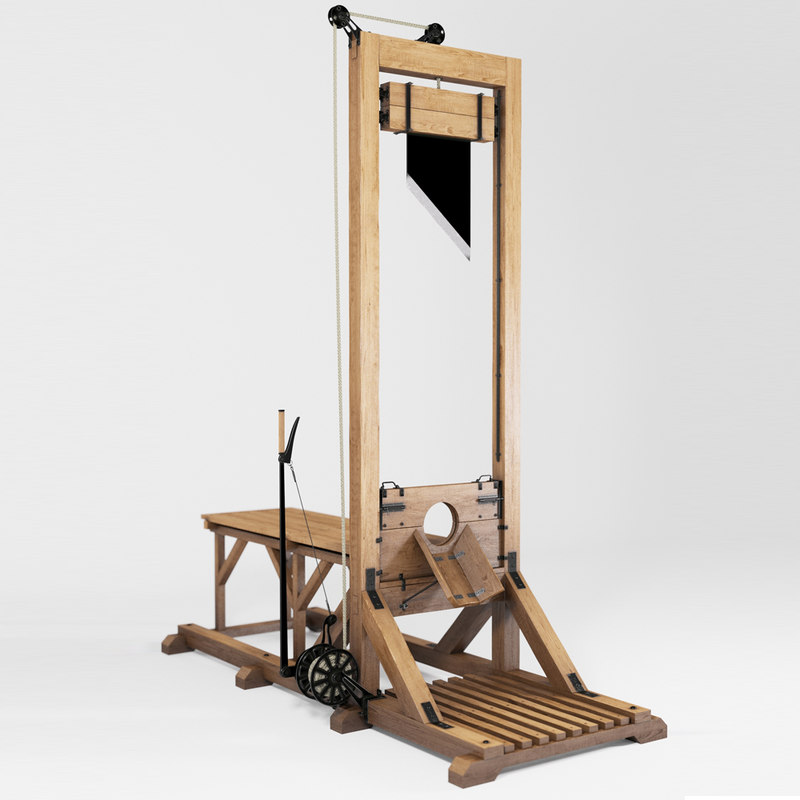 Guillotine 3D-Modell - TurboSquid 1305932