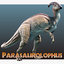 parasaurolophus animation 3D