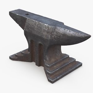 used anvil 3D model