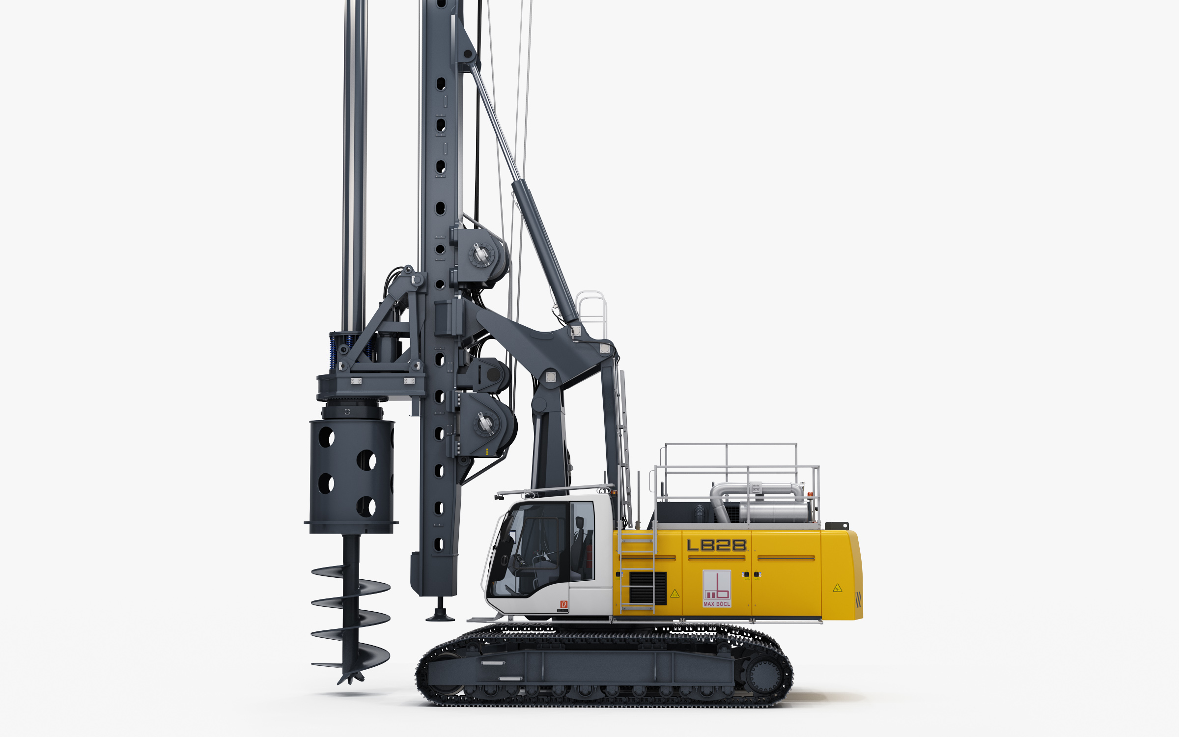 liebherr lb 28-320 drilling rig 3d