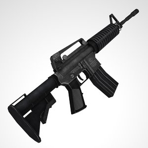 m4 gun 3D model