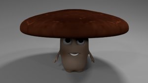 mushroom game 3D model