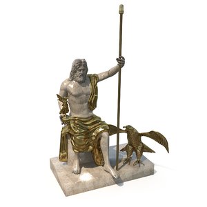 statue zeus 3D model