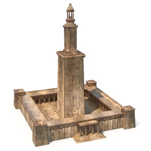 3D lighthouse alexandria