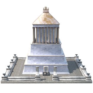 mausoleum halicarnassus 3D model