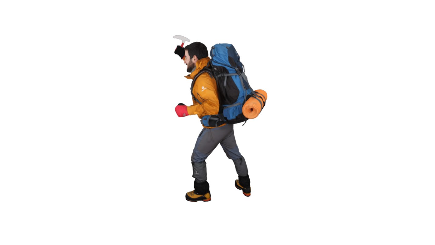 Climber mountain gear 3D model TurboSquid 1306297