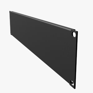 19-inch rack mount blank 3D