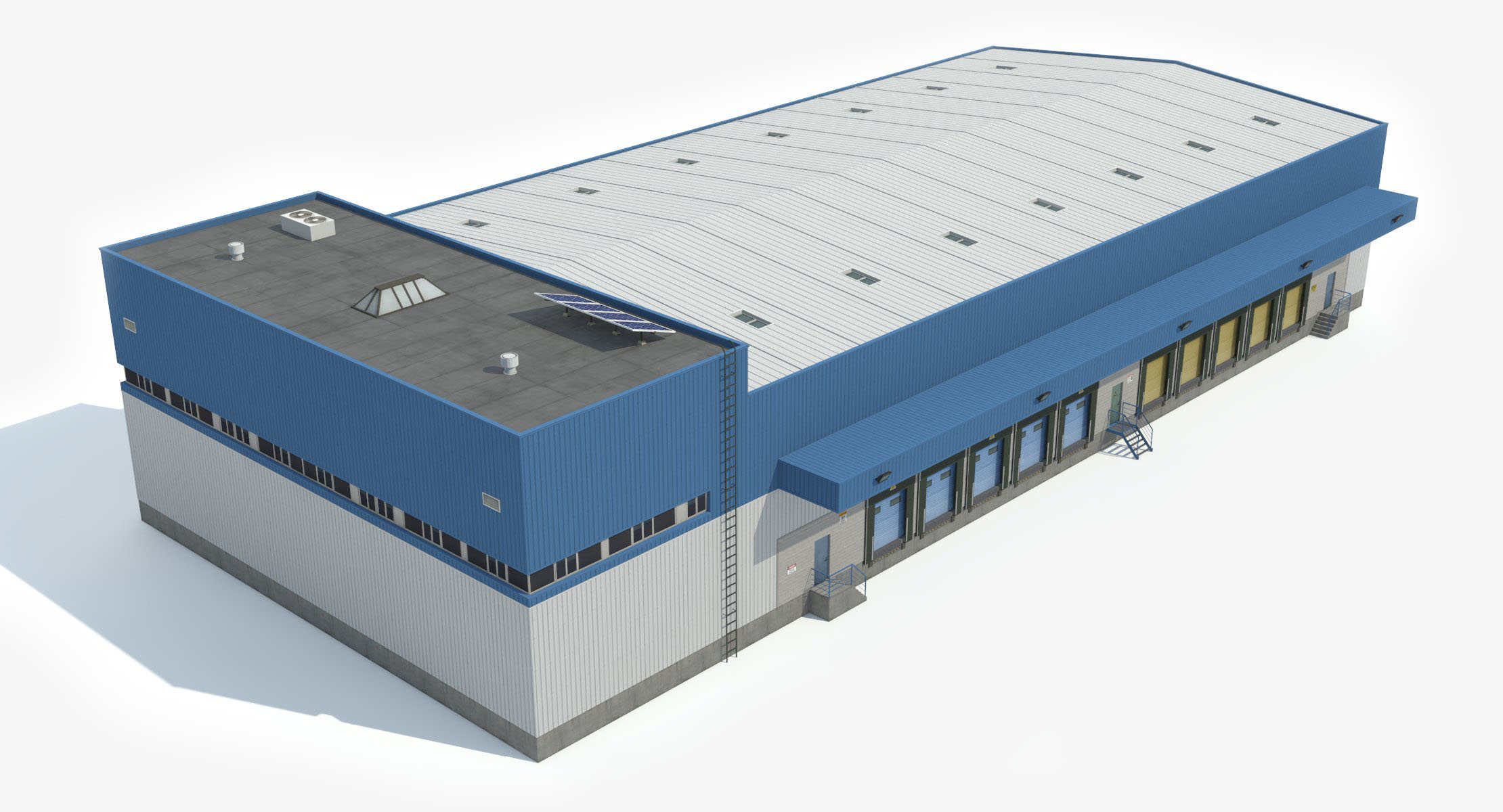 3D ready industrial building warehouse - TurboSquid 1306367