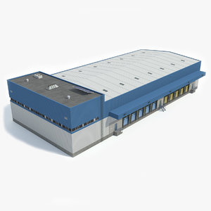 3D ready industrial building warehouse