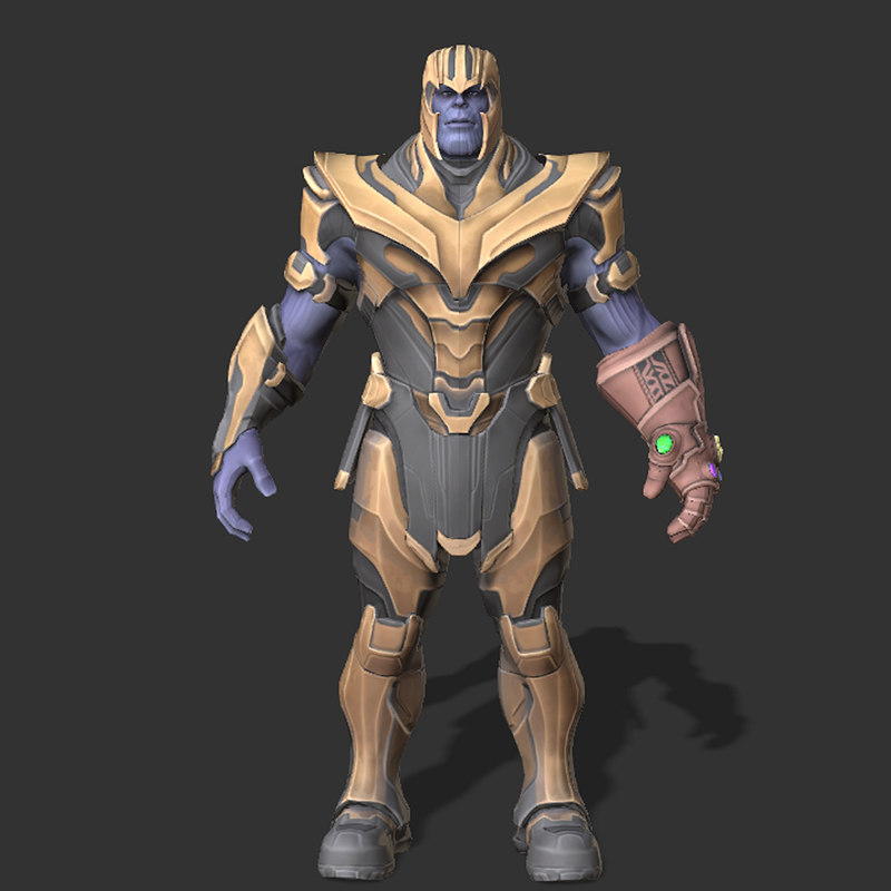 Thanos fortnite 3D TurboSquid 1306435