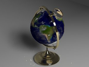 3D globe earth