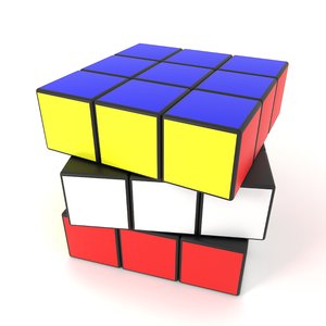 rubiks cube s 3D model