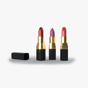 lipstick chanel 3D model