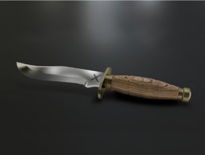 hunting knife 3D