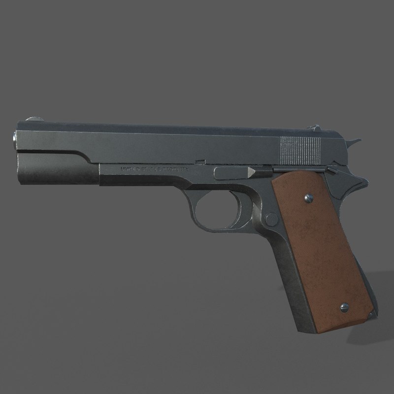 1911 - unity 3D model - TurboSquid 1307208