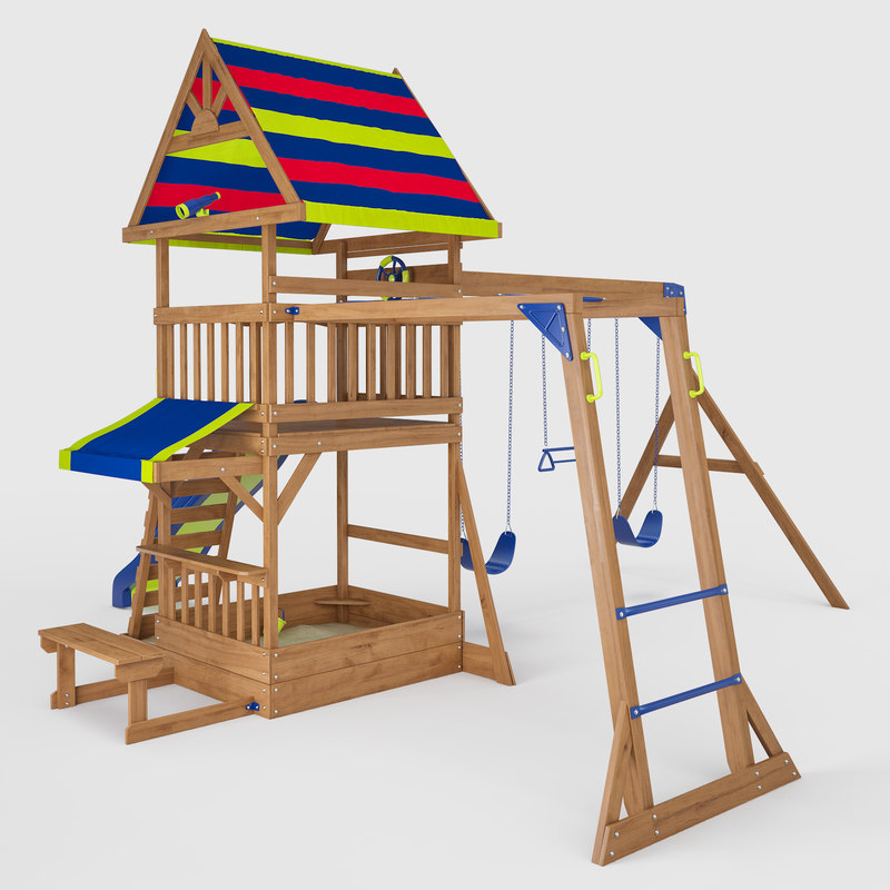 backyard discovery beach front wooden swing