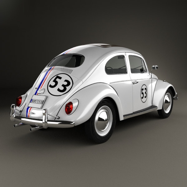 Mok speling dictator Volkswagen herbie love 3D model - TurboSquid 1307410