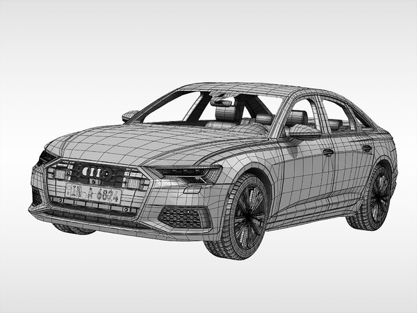 3D Audi Car Model - TurboSquid 1307425