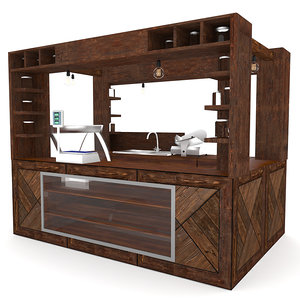 3D rustic stand