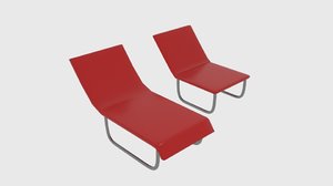 lounge chair 3D