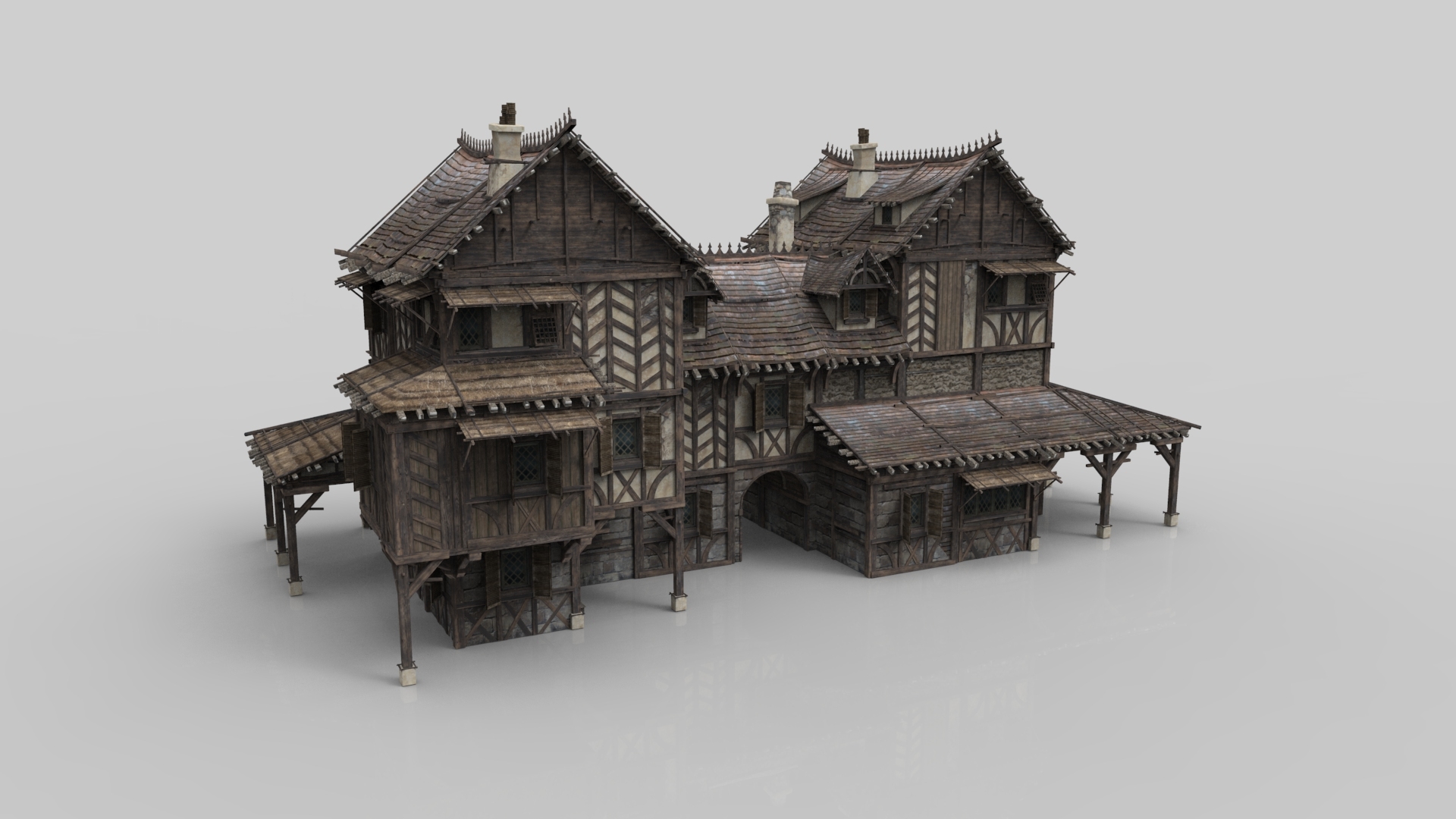 Medieval house fantasy building 3D - TurboSquid 1307585