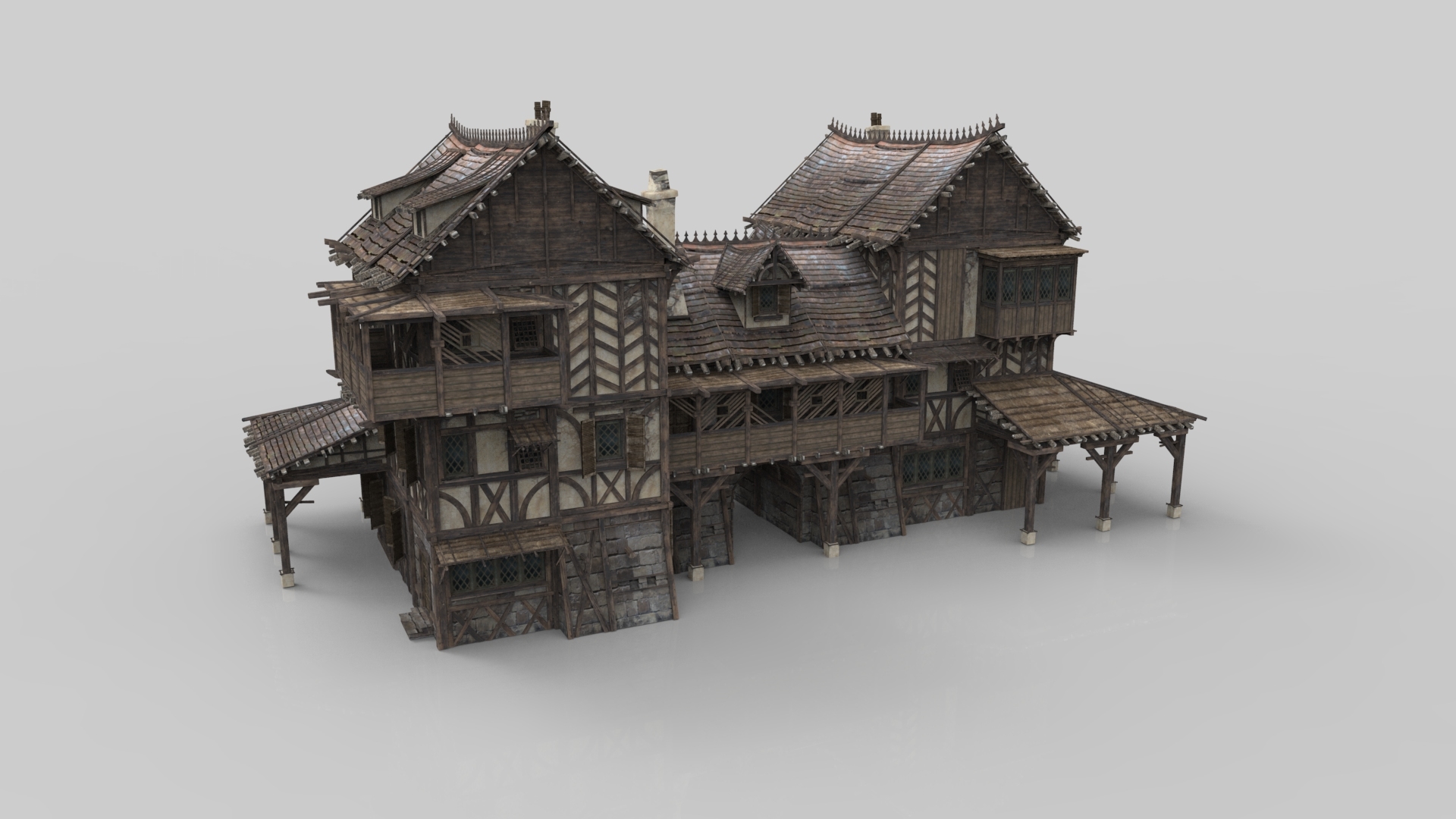 Medieval house fantasy building 3D - TurboSquid 1307585