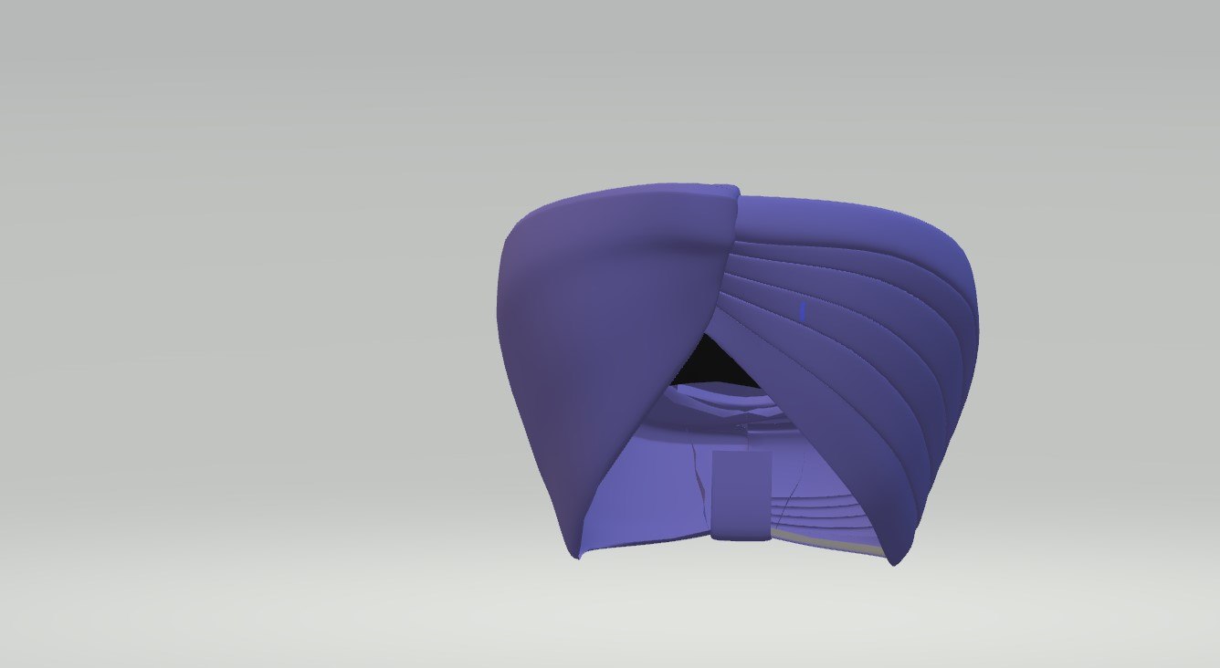 3D sikh turban TurboSquid 1307605