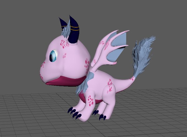 Modele 3d De Bebe Dragon Turbosquid