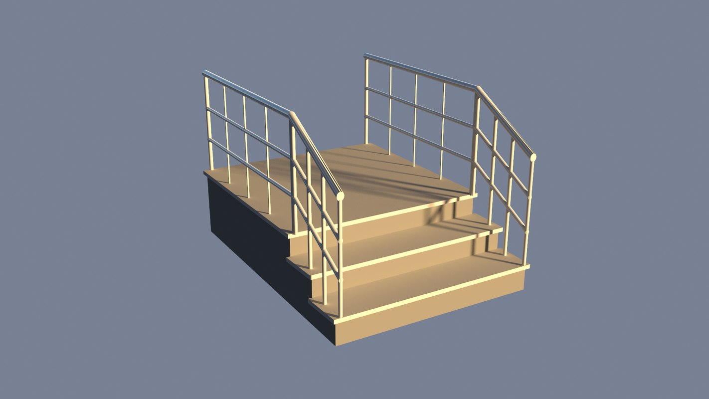 Free stair 3D model - TurboSquid 1307808