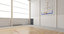 3D gymnasium basketball