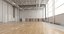 3D gymnasium basketball
