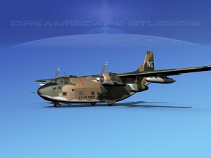 3D model aircraft fairchild c-123 provider